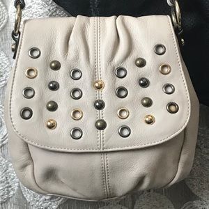 B. Makowsky Crossbody Handbag w/Stud Detail